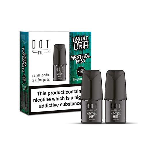 Double Drip Dot Pro Menthol Mist Pods x 2