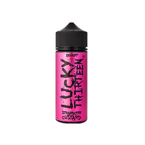 Lucky Thirteen Dessert Strawberry Custard 100ml Shortfill E-Liquid