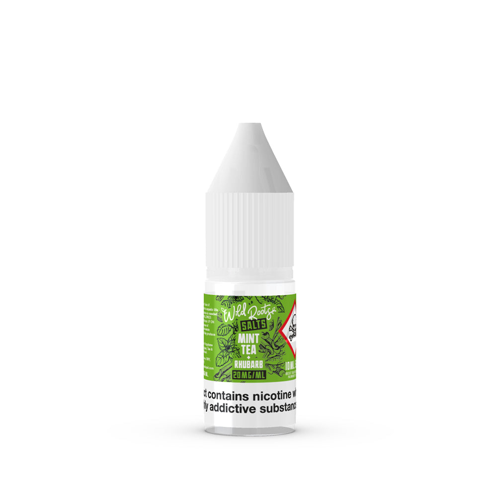 Wild Roots Mint Tea & Rhubarb Nic Salt E-Liquid 20mg