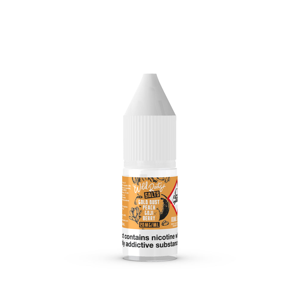 Wild Roots Gold Dust Peach & Goji Berry Nic Salt E-Liquid 20mg