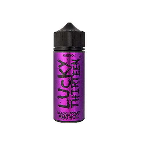 Lucky Thirteen Menthols Blackcurrant Menthol 100ml Shortfill E-Liquid