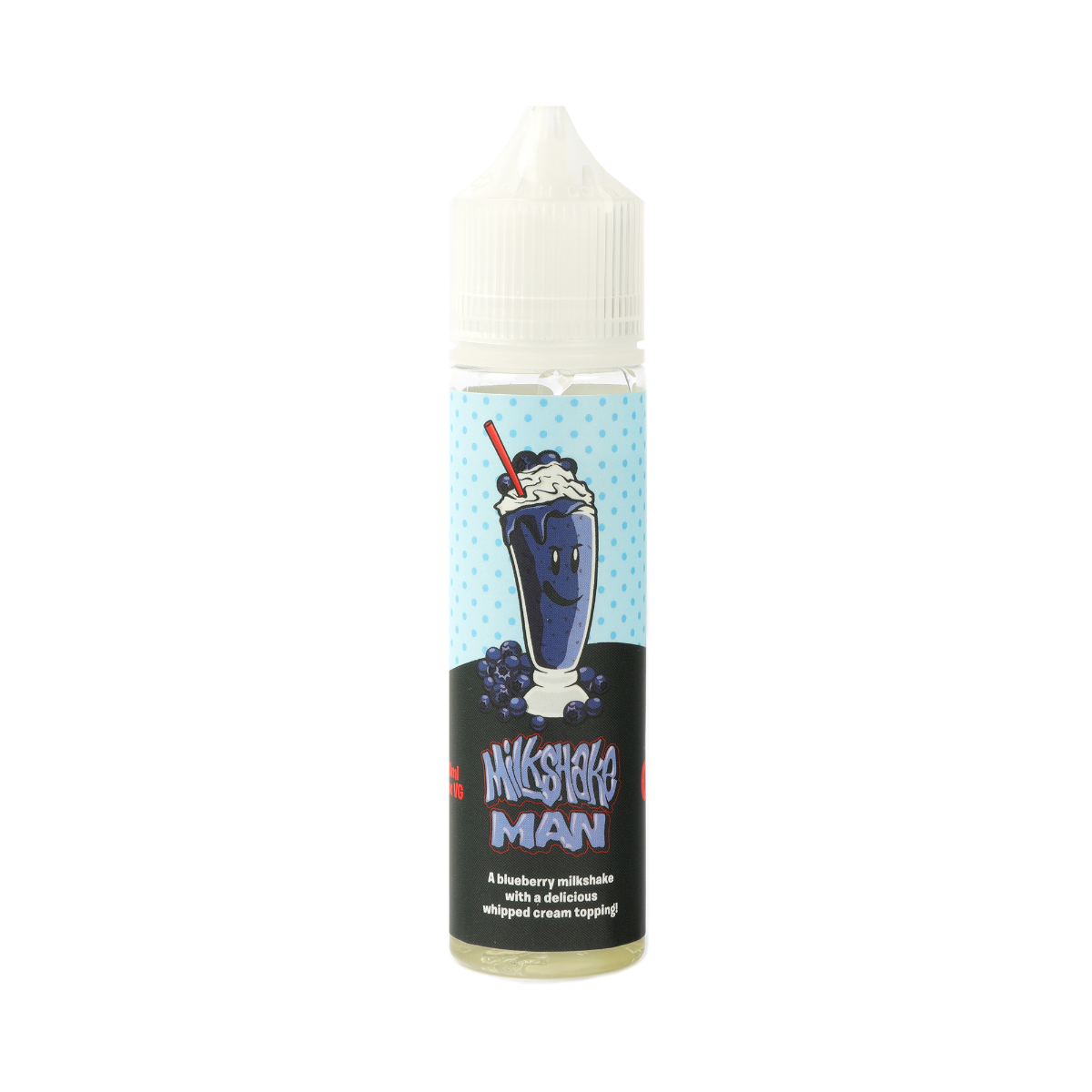 Milkshake Man Blueberry Milkshake E-Liquid Shortfill 50ml