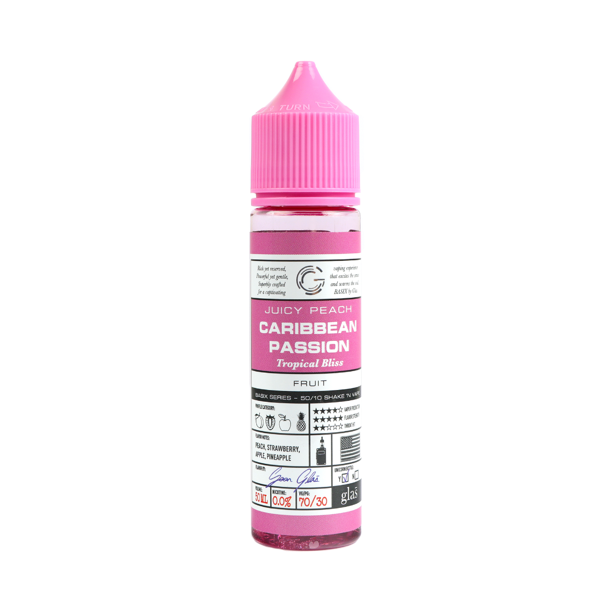 Caribbean Passion Short Fill E-Liquid 50ml