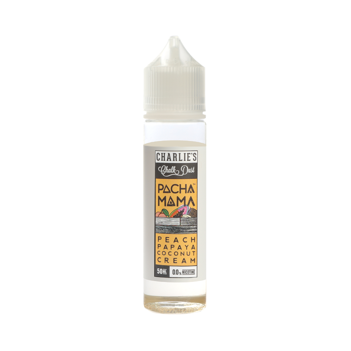 Pacha Mama Peach, Papaya & Coconut Cream E-Liquid Short Fill 50ml