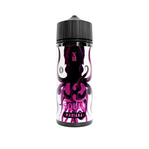 13 Squid Mariana Strawberry & Vanilla Custard 100ml shortfill E-Liquid