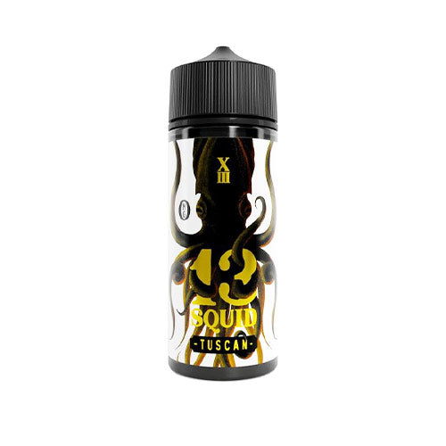 13 Squid Tuscan Tangy Lemon sherbet Candy 100ml shortfill E-Liquid