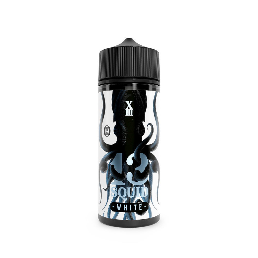 13 Squid White - Blueberry Menthol 100ml Shortfill E-Liquid