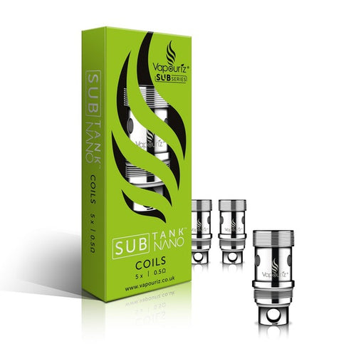 Vapouriz Premium Sub Tank Nano Clearomizer Replacement Coils