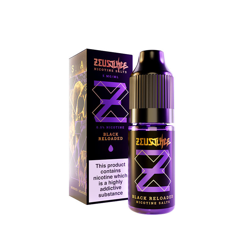 Zeus Juice Black Reloaded 50/50 Nic Salt E-Liquid 10ml