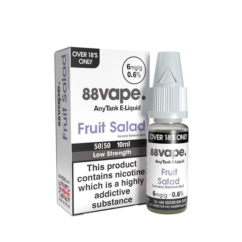 88Vape Any Tank Fruit Salad 10ml E-Liquid