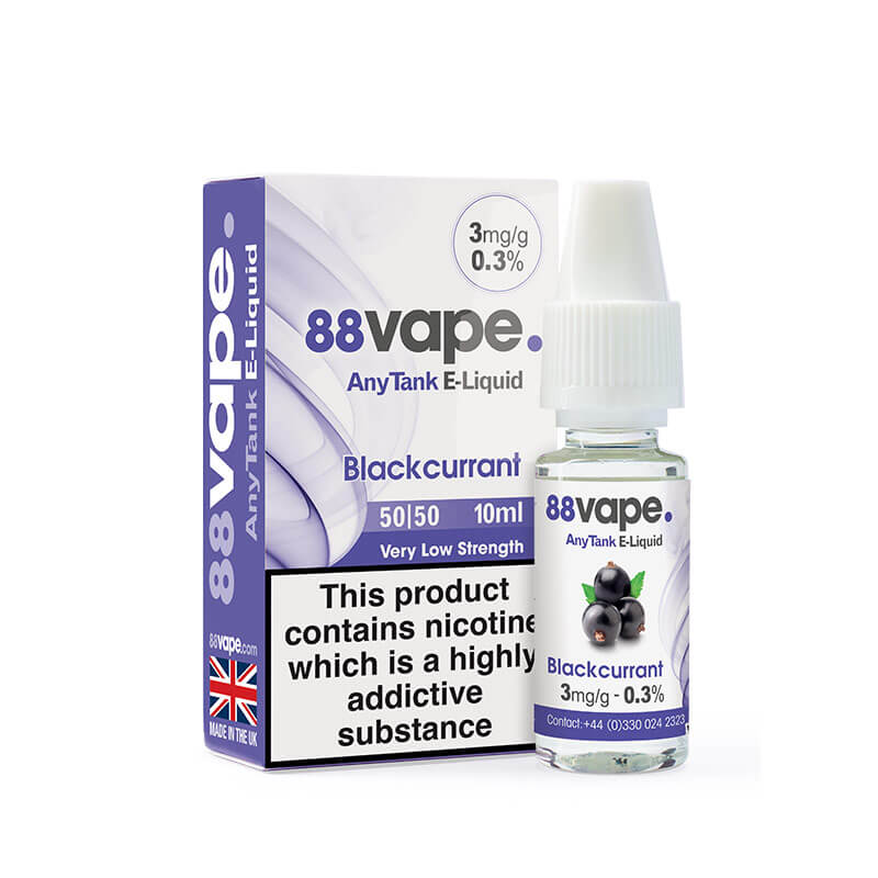 88Vape Any Tank Blackcurrant 10ml E-Liquid