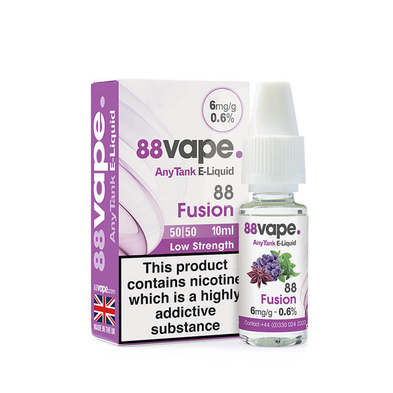 88Vape Any Tank 88 Fusion 10ml E-Liquid