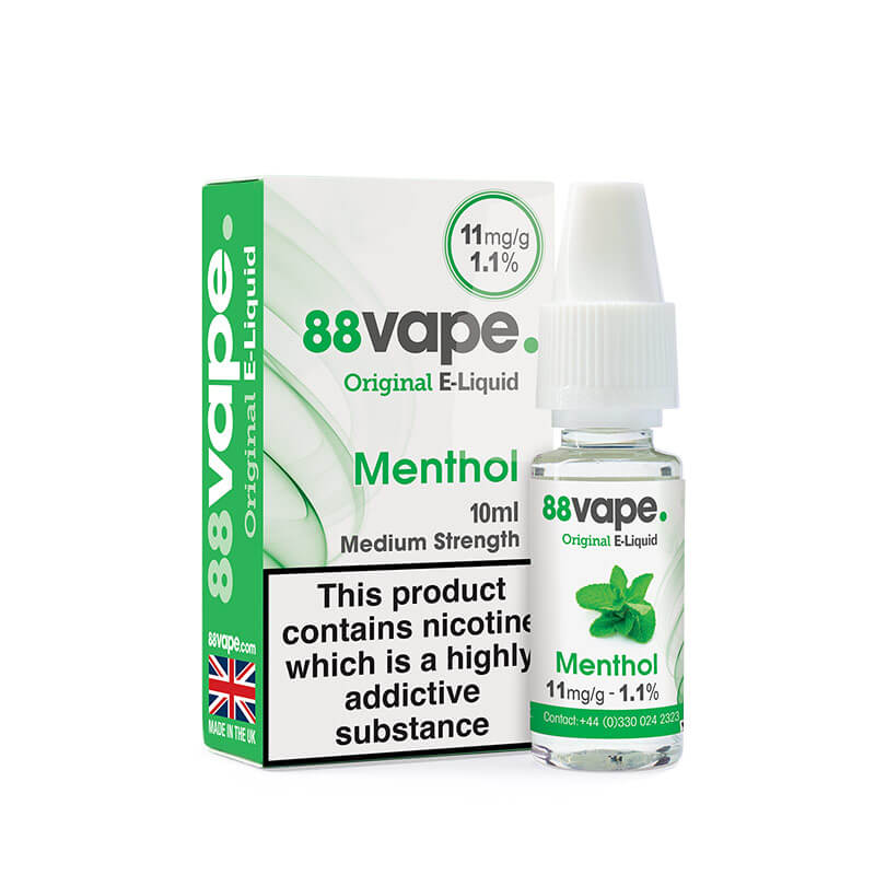 88Vape Original Menthol 10ml E-Liquid