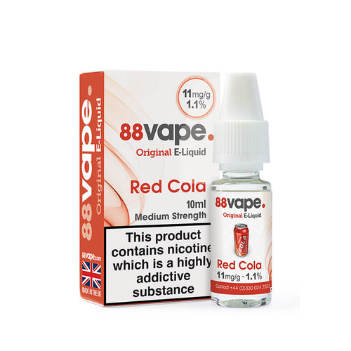 88Vape Original Red Cola 10ml E-Liquid