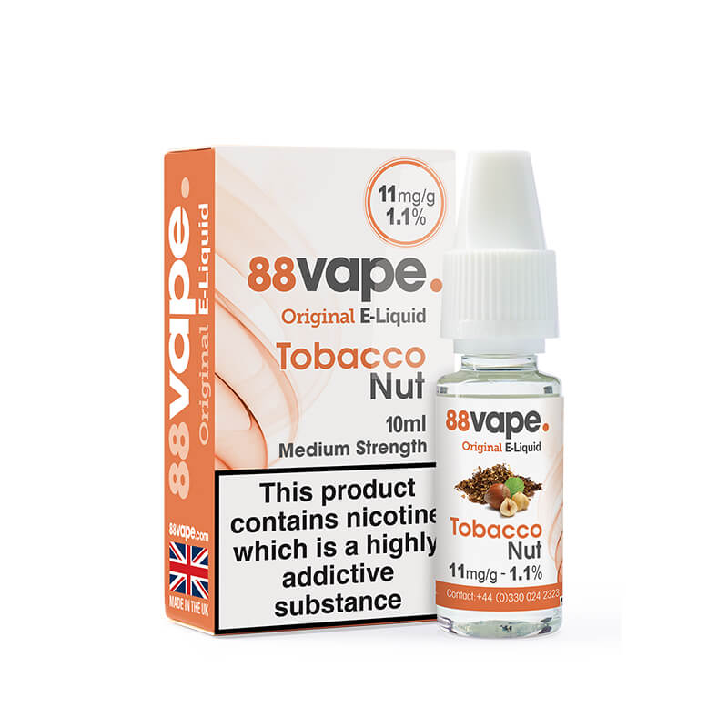 88Vape Original Tobacco Nut 10ml E-Liquid