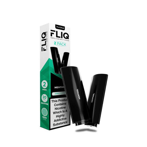 Avomi Fliq Prefilled Vape Pods - Menthol