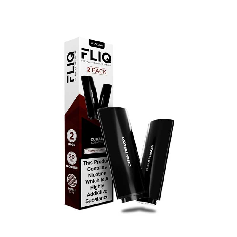 Avomi Fliq Prefilled Vape Pods - Tobacco