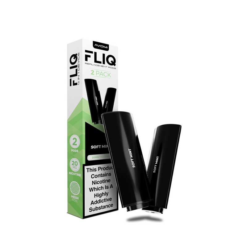 Avomi Fliq Prefilled Vape Pods - Soft Mint