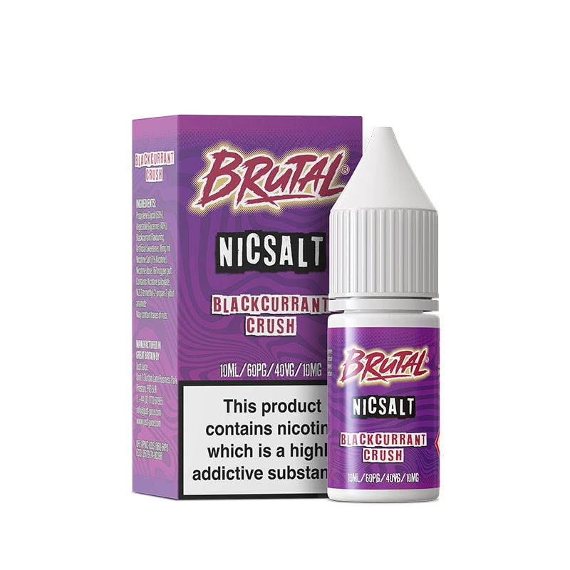 Brutal Drinks Blackcurrant Crush 10ml Nic Salt E-Liquid