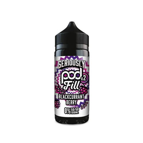 Doozy Vape Co Seriously Pod Fill x2 Blackcurrant Berry 100ml Shortfill E-Liquid