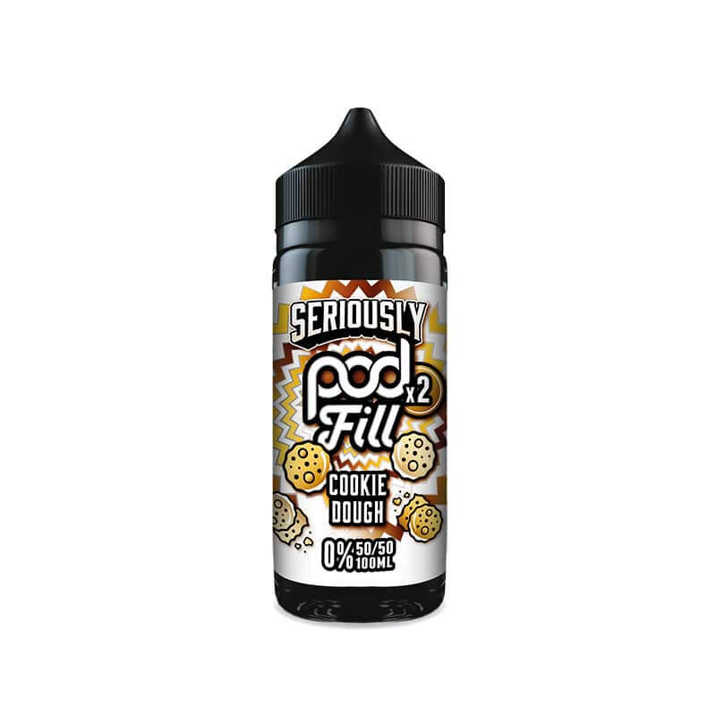 Doozy Vape Co Seriously Pod Fill x2 Cookie Dough 100ml Shortfill E-Liquid