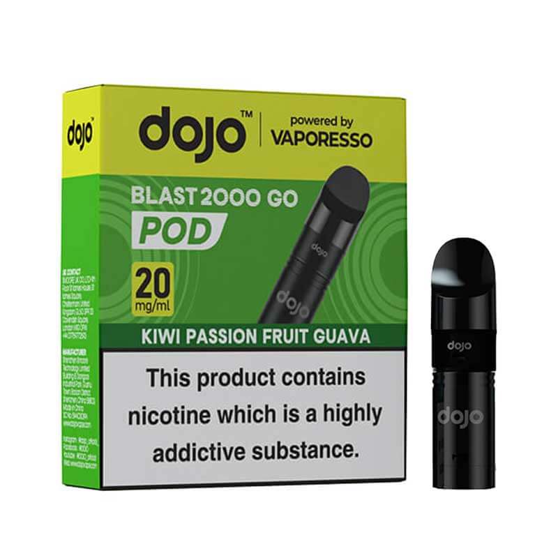 Vaporesso DOJO Blast 2000 Go Kiwi Passionfruit Guava Prefilled Pod & Refill