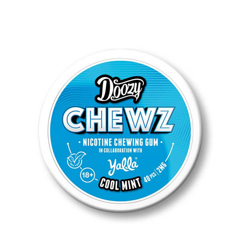 Doozy Chewz Cool Mint Ice Nicotine Gum