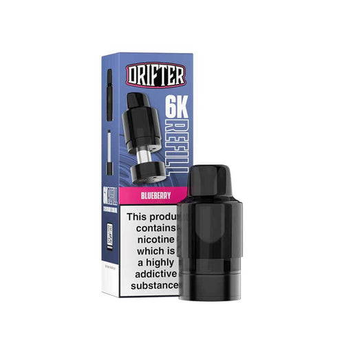 Drifter 6K Blueberry Prefilled Vape Pod + Refill - 1PK