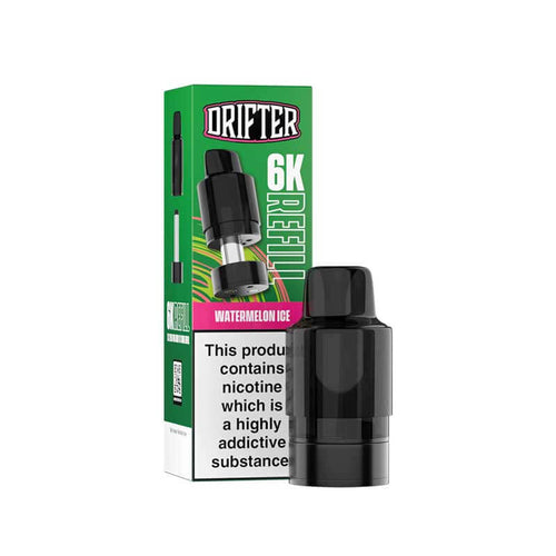 Drifter 6K Watermelon Ice Prefilled Vape Pod + Refill - 1PK