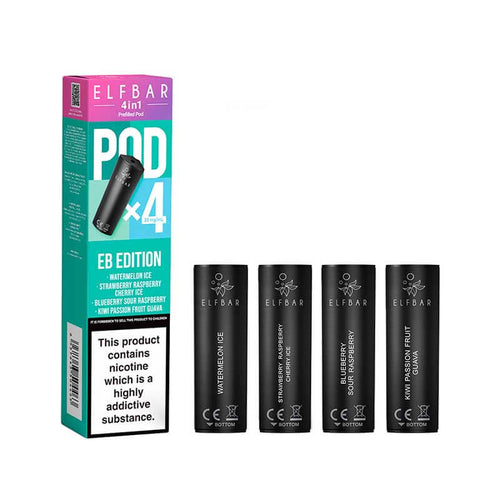 Elf Bar 4in1 EB Edition Prefilled Vape Pods - 20mg