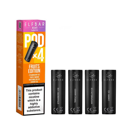 Elf Bar 4in1 Fruits Edition Prefilled Vape Pods - 20mg