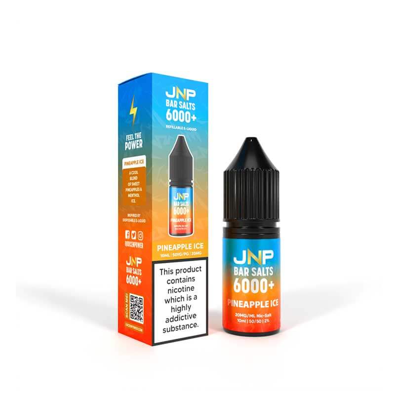 Juice N Power Bar salts 6000+ Pineapple Ice 10ml E-Liquid