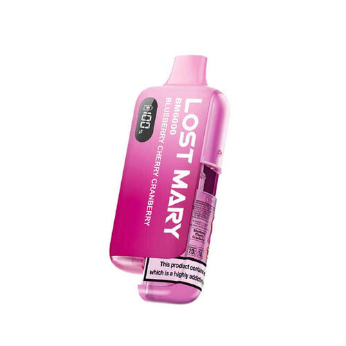 Lost Mary BM6000 Blueberry Cherry Cranberry Disposable Vape  - 20mg