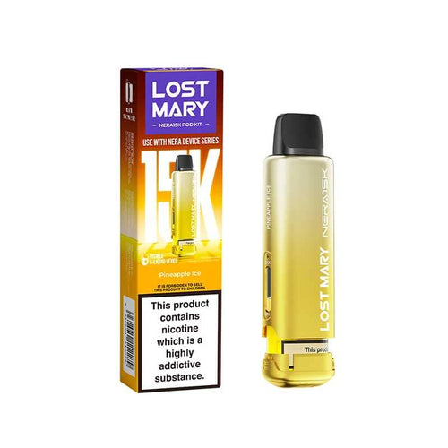 Lost Mary Nera15K Pineapple Ice Prefilled Vape Pods