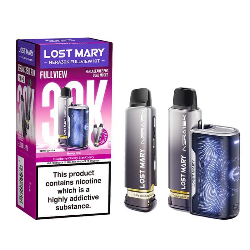 Lost Mary Nera30k Fullview Prefilled Pod Vape Kit