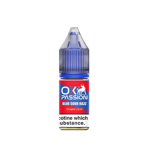 Ox Passion Blue Sour Razz Nic Salts E-Liquid 10ml