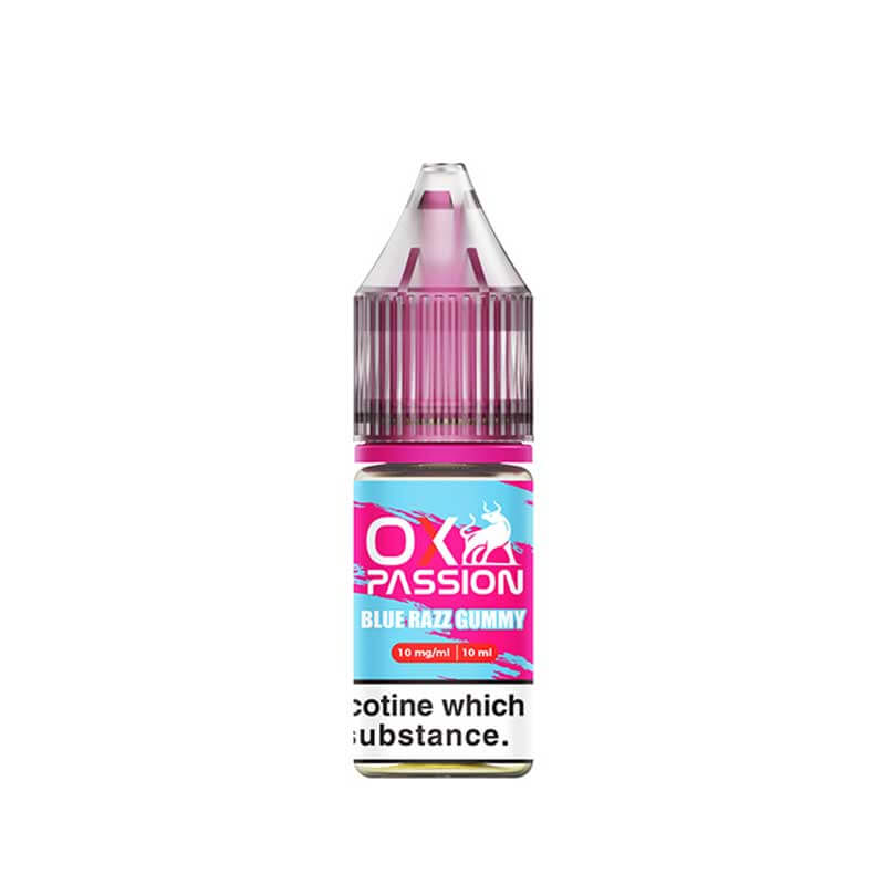 Ox Passion Blue Razz Gummy Nic Salts E-Liquid 10ml