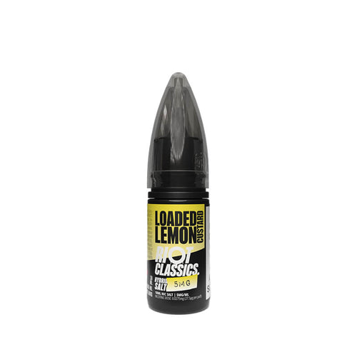 Riot Squad Loaded Lemon Custard Nic Salt E-Liquid 10ml