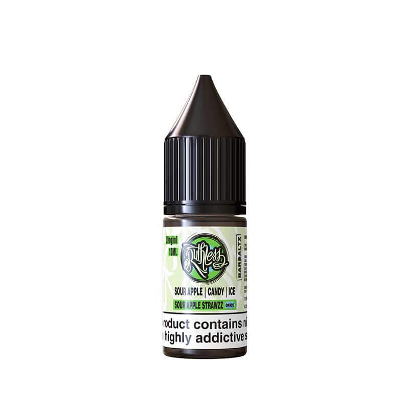 Ruthless Bar Salts Sour Apple Strawzz On Ice 10ml E-Liquid