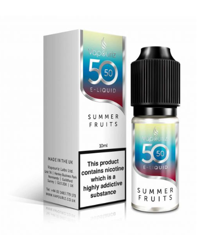 Vapouriz 50/50 E-Liquid Brand-new Fruit Flavours