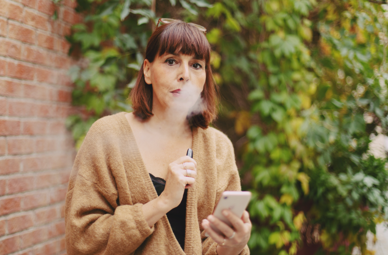 Vaping Woman