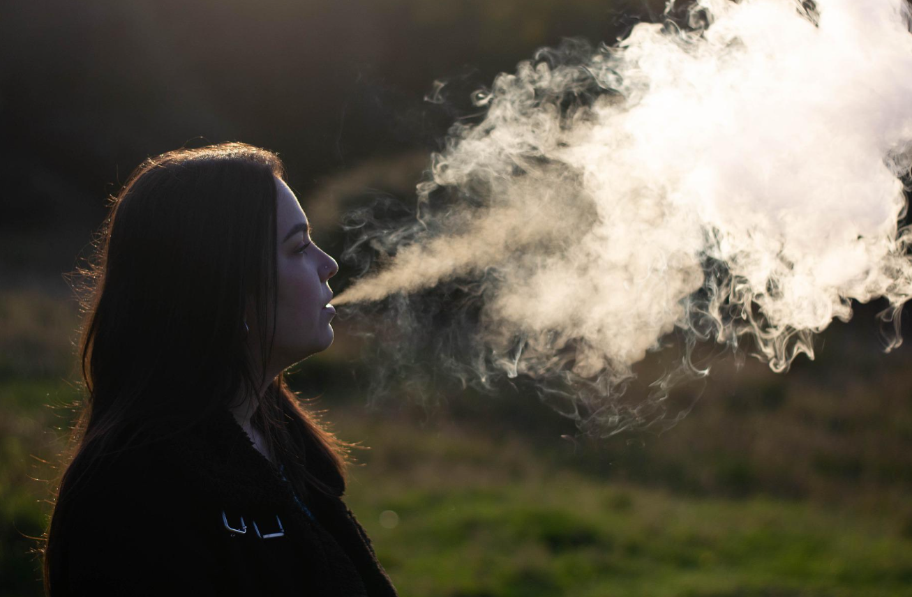 Woman Vape