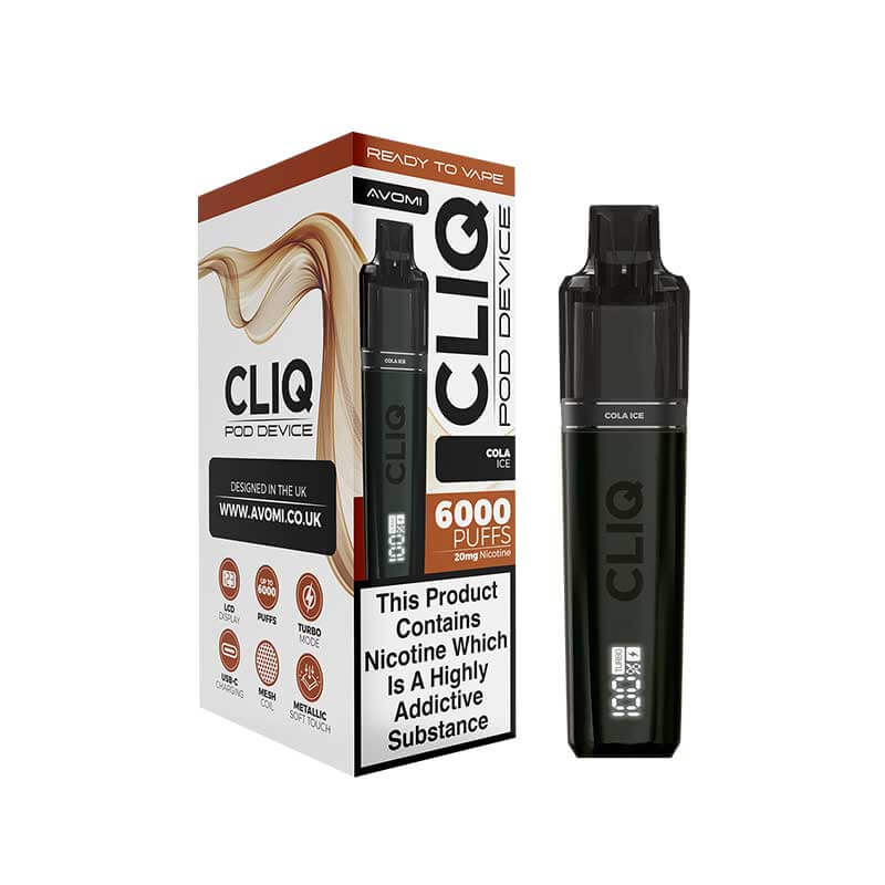 Avomi CLIQ Prefilled Pod Vape Kit - Cola Ice