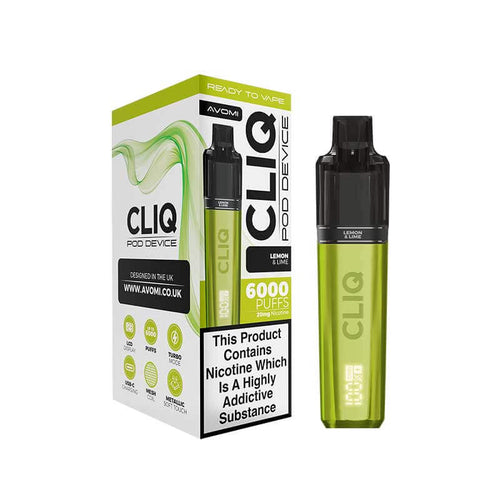 Avomi CLIQ Prefilled Pod Vape Kit - Lemon & Lime