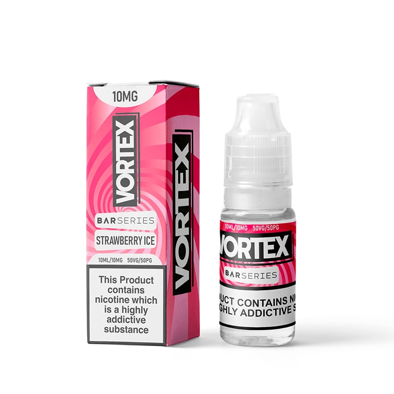 Tidal Vape Vortex Strawberry Ice 10ml NIc Salt E-Liquid