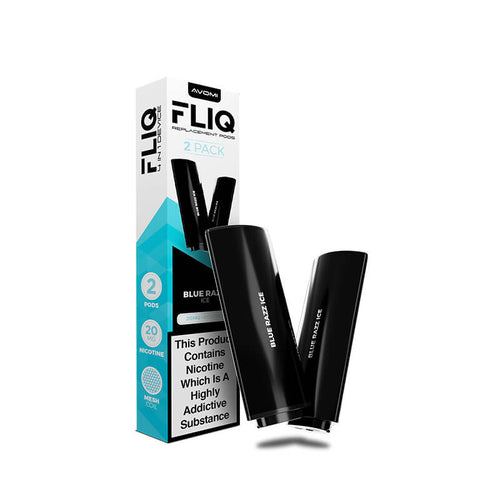 Avomi Fliq Prefilled Vape Pods - Blue Razz Ice