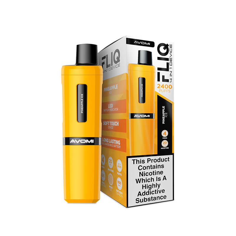 Avomi Fliq 4in1 Prefilled Pod Vape Kit - Pineapple Ice