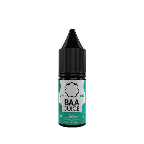 Baa Juice Blue Raspberry Bubblegum 10ml Nic Salt E-Liquid