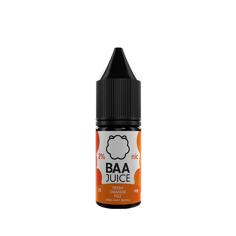 Baa Juice Fresh Orange Fizz 10ml Nic Salt E-Liquid