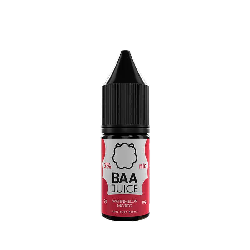 Baa Juice Watermelon Mojito 10ml Nic Salt E-Liquid